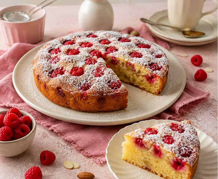Moelleux framboises & amandes